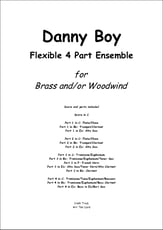 Danny Boy for Flexible 4 Part Ensemble P.O.D. cover